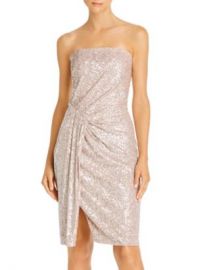 Black Halo Domino Sequin Strapless Cocktail Dress Women - Bloomingdale s at Bloomingdales