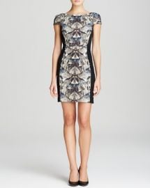 Black Halo Dress - Grayson Cap Sleeve Print at Bloomingdales