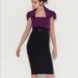Black Halo Dresses Black Halo Jacket Jackie Sheath Midi Dress Purple Poshmark at Poshmark