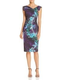 Black Halo Floral-Print Jackie O Dress at Bloomingdales