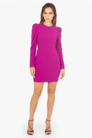 Black Halo Hadley Dress in Berry Plum at Black Halo