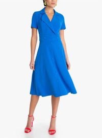 Black Halo Ingrid Dress In Blue Shop Premium Outlets at Shop Simon