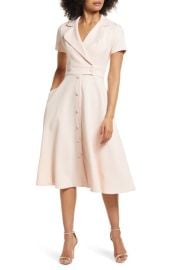 Black Halo Ingrid Trench Dress in Sweet Blush Size 2 at Nordstrom