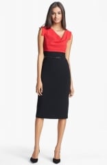 Black Halo Jackie Colorblock Dress at Nordstrom