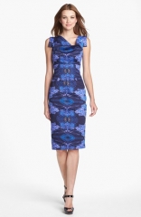 Black Halo Jackie O Print Sheath Dress at Nordstrom