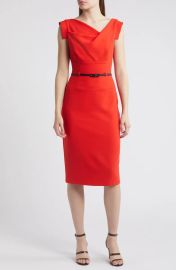 Black Halo Jackie O Sheath Dress in Red at Nordstrom