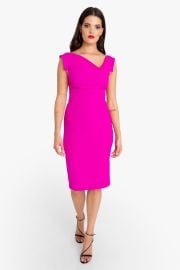 Black Halo Jackie O Sheath Dress in Vibrant Pink at Black Halo