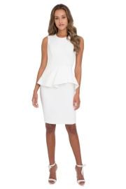 Black Halo Kasia Dress in Porcelain at Black Halo