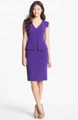 Black Halo Keyton Peplum Sheath Dress at Nordstrom