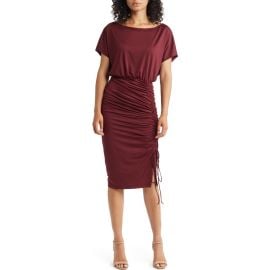 Black Halo Kezia Ruched Dress at Nordstrom