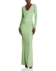 Black Halo Rafaela Metallic Knit Maxi Dress Bloomingdales at Bloomingdales