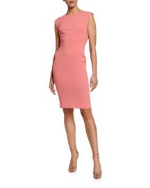 Black Halo Samoa Ponte Sheath Dress at Neiman Marcus