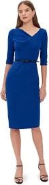 Black Halo Women's 3/4 Sleeve Jackie O Dress at Amazon