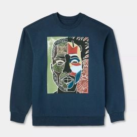 Black History Month Adult Face Sweatshirt - Blue Xl Target at Target