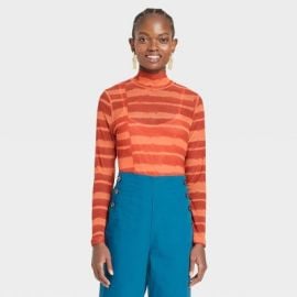 Black History Month Womenx27s House Of Aama Long Sleeve Turtleneck Jersey - Red Striped Xs Target at Target