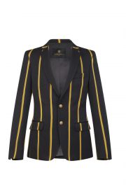 Black Jacket with Yeollow Stripes at Lords and Fools