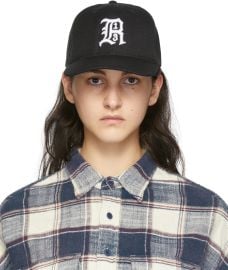 Black Logo Baseball Cap by R13 at Ssense