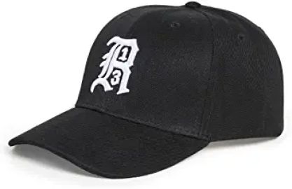 Black Logo Baseball Cap by R13 at Amazon