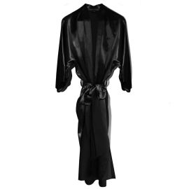 Black Long Robe Slip US at Slip