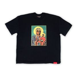 Black Madonna T-Shirt - Black The Marathon Clothing at The Marathon Clothing