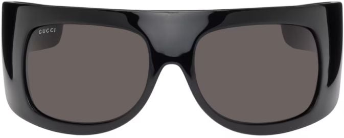 Black Mask Sunglasses at ssense