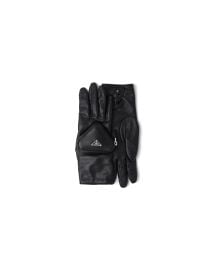 Black Nappa leather gloves with pouch Prada at Prada