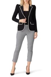 Black Puff Sleeve Blazer by Lauren Ralph Lauren for 35 at Rent the Runway