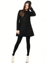 Black Rosette coat by BB Dakota at BB Dakota