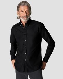 Black Royal Oxford Shirt - Eton at Eton