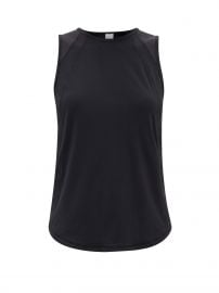 Black Sculpt panelled technical-jersey tank top  Lululemon  FASHION US at Matches