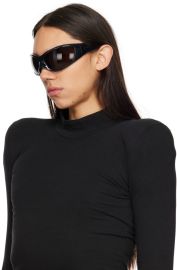 Black Skin Xxl Sunglasses at ssense