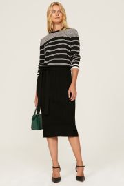 Black Striped Sweater by Jason Wu Collective for 50 Rent the Runway at Rent the Runway