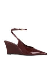 Black Suede Studio Eliana 70 Pump In Ruby Red Patent Leather at Revolve
