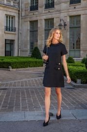 Black Tweed Jackie Dress Tuckernuck at Tuckernuck