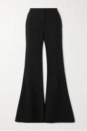 Black Vita wool flared pants GABRIELA HEARST NET-A-PORTER at Net a Porter