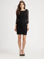 Black Zarita dress by Diane von Furstenberg at Saks Fifth Avenue