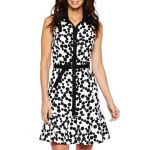 Black and white shirt dress like Spencers at JC Penney