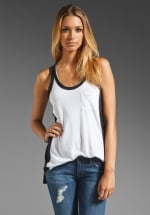 Black and white tank by Rag and Bone at Revolve