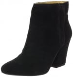 Black ankle boots by Nine West at Amazon