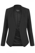 Black blazer from Topshop at Topshop