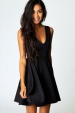 Black dress like Pennys at Boohoo