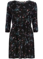 Black floral dress from Dorothy Perkins at Dorothy Perkins