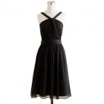 Black halterneck dress from J Crew at J. Crew