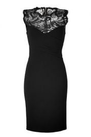 Black lace dress by Emilio Pucci at Stylebop