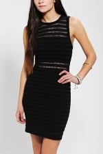 Black mesh dress from Urban Outfitters at Urban Outfitters