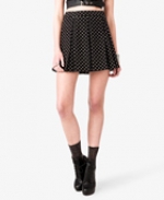 Black polka dot skirt at Forever 21 at Forever 21