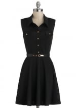 Black shirtdress at Modcloth at Modcloth