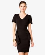 Black vneck dress from Forever 21 at Forever 21