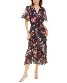 Blaire Wrap Midi Dress by Tanya Taylor at Shop Simon