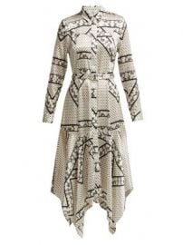 Blakely scarf-print silk-blend dress at Matches